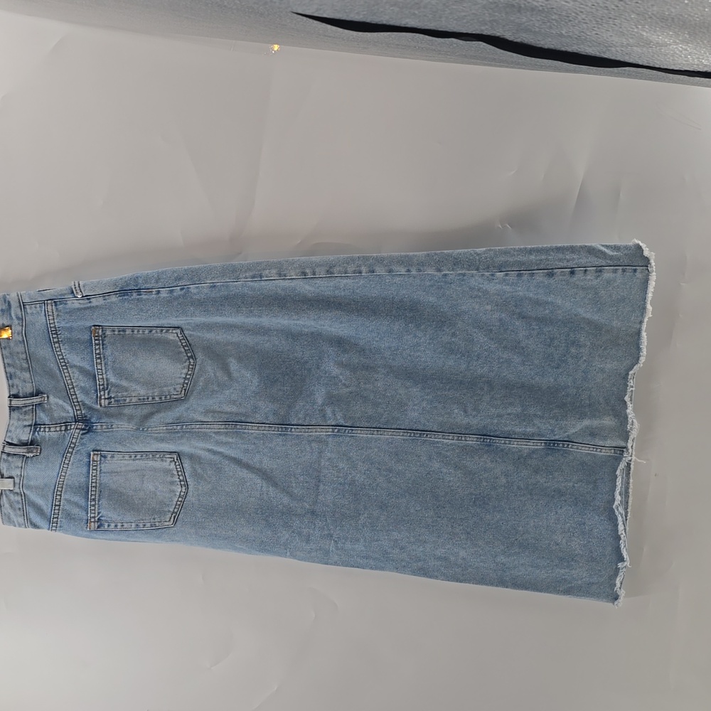 Pilcro Light Blue Denim Skirt with Brand Label - Picture 13 of 13